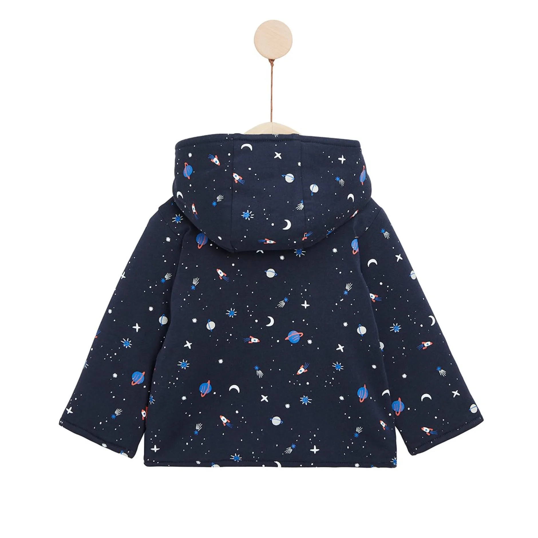 Vestes, Manteaux, Pilotes*P'tit bisou Mr Constellation Veste à capuche de Print Univers