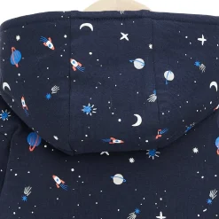 Vestes, Manteaux, Pilotes*P'tit bisou Mr Constellation Veste à capuche de Print Univers