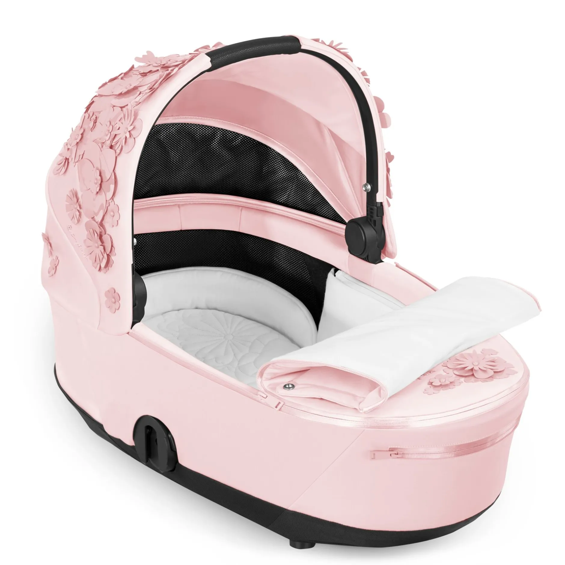 Tout Pour Vos Balades|Nacelles*CYBEX Nacelle Mios 3 Luxe de Simply Flowers Rose