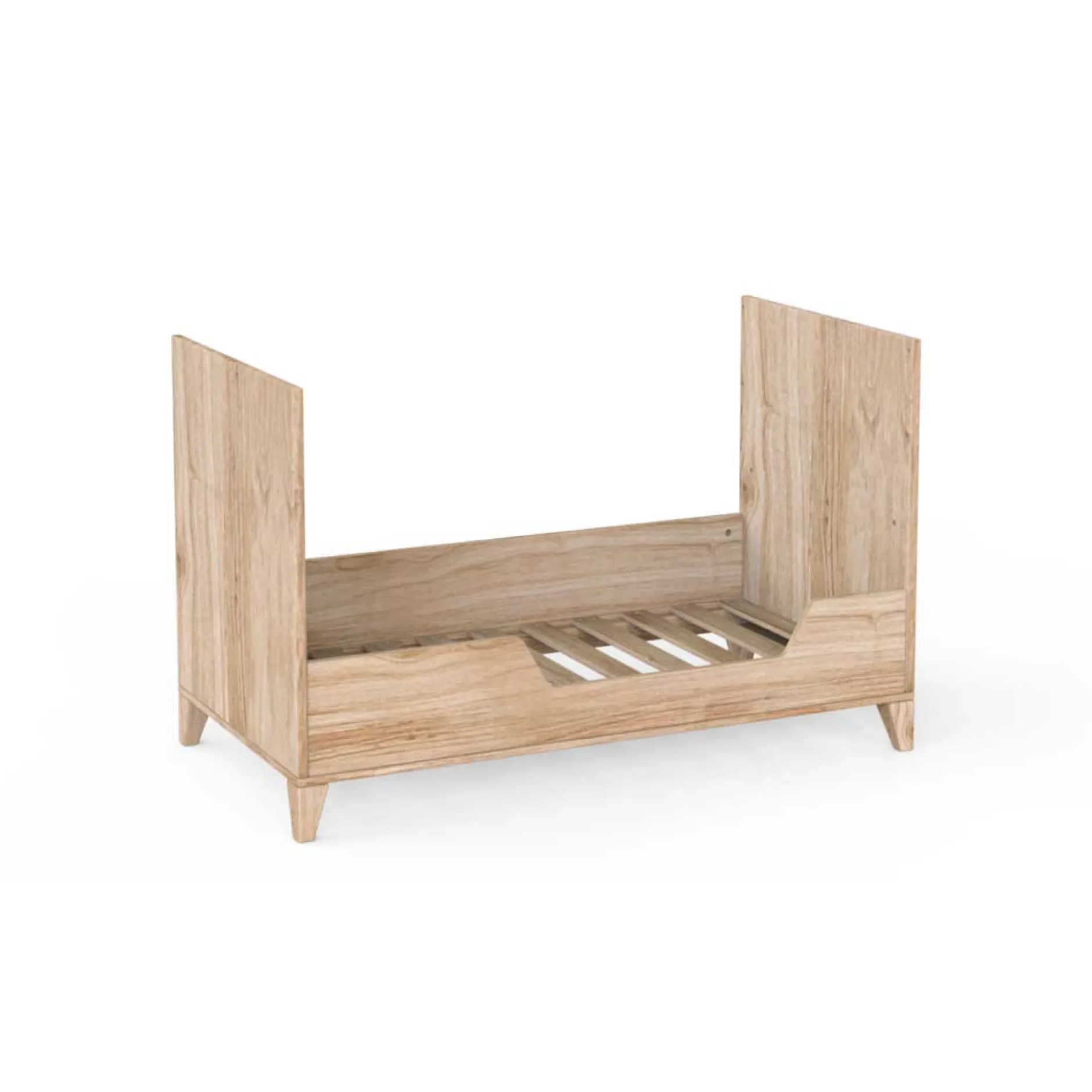 Lits 60X120 Évolutifs*Théo Naia Lit évolutif 60 x 120 cm de Bois Naturel