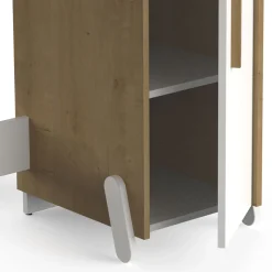 Autres Mobiliers*CBA Meubles Naili Bureau junior de Chêne hamilton / blanc