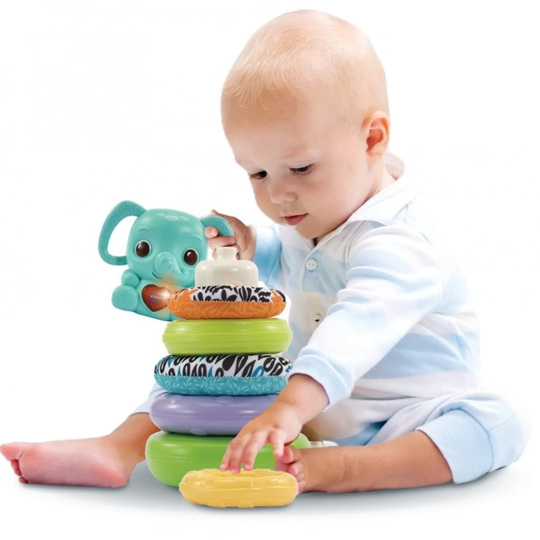 Jouets D'Activités*Vtech Nino, éléphanteau empilo 3 en 1 de