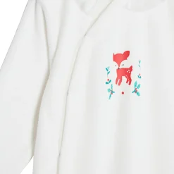 Pyjamas|Pyjamas*P'tit bisou Noël Pyjama de Ecru Snowflakes