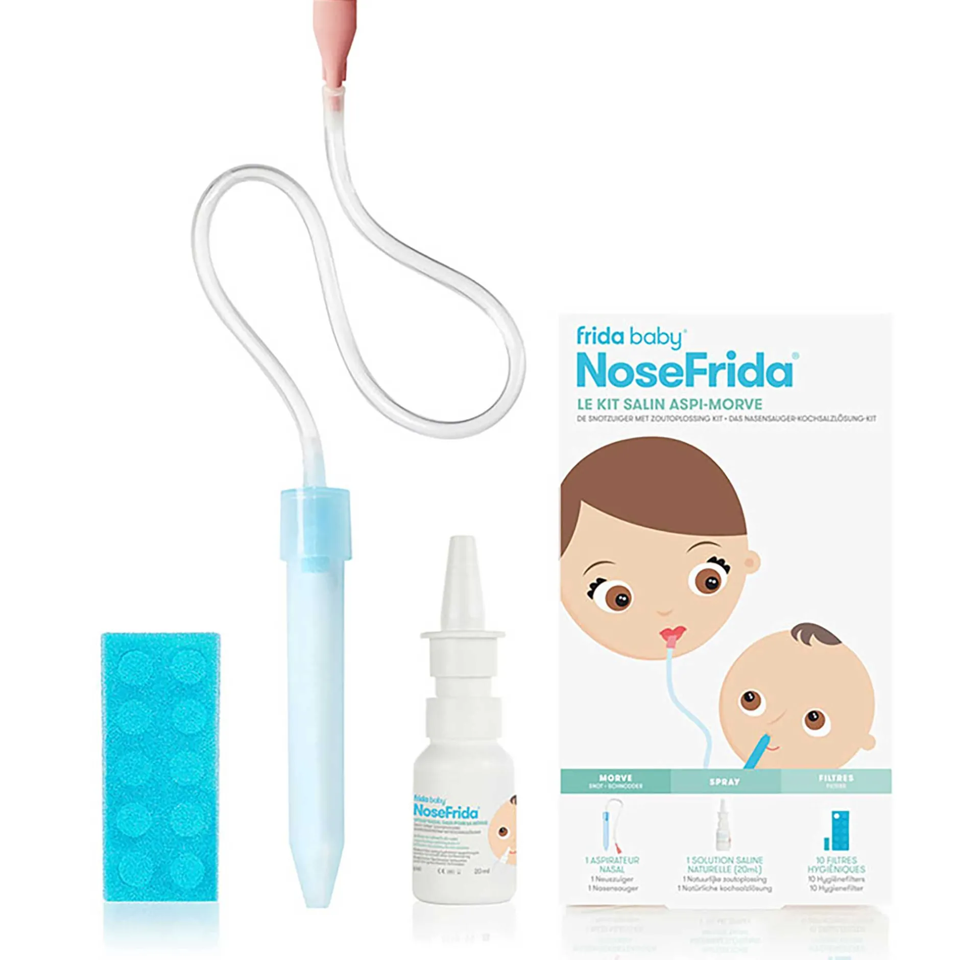 Mouche-Bébés*Frida Nose Le kit salin aspi-morve de