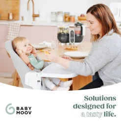 Cuiseurs Et Mixeurs*Babymoov Nutribaby(+) Robot Multifonctions bébé 6 en 1 de Industrial Grey