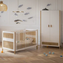 Armoires 2 Portes*Théo Océania armoire 2 portes tressage rotin de Neige