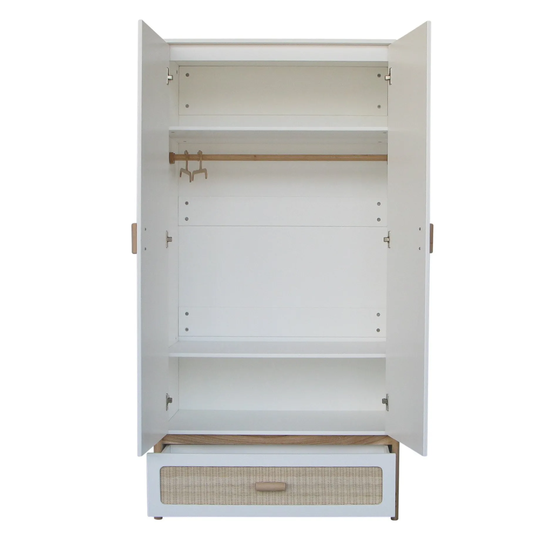 Armoires 2 Portes*Théo Océania armoire 2 portes tressage rotin de Neige