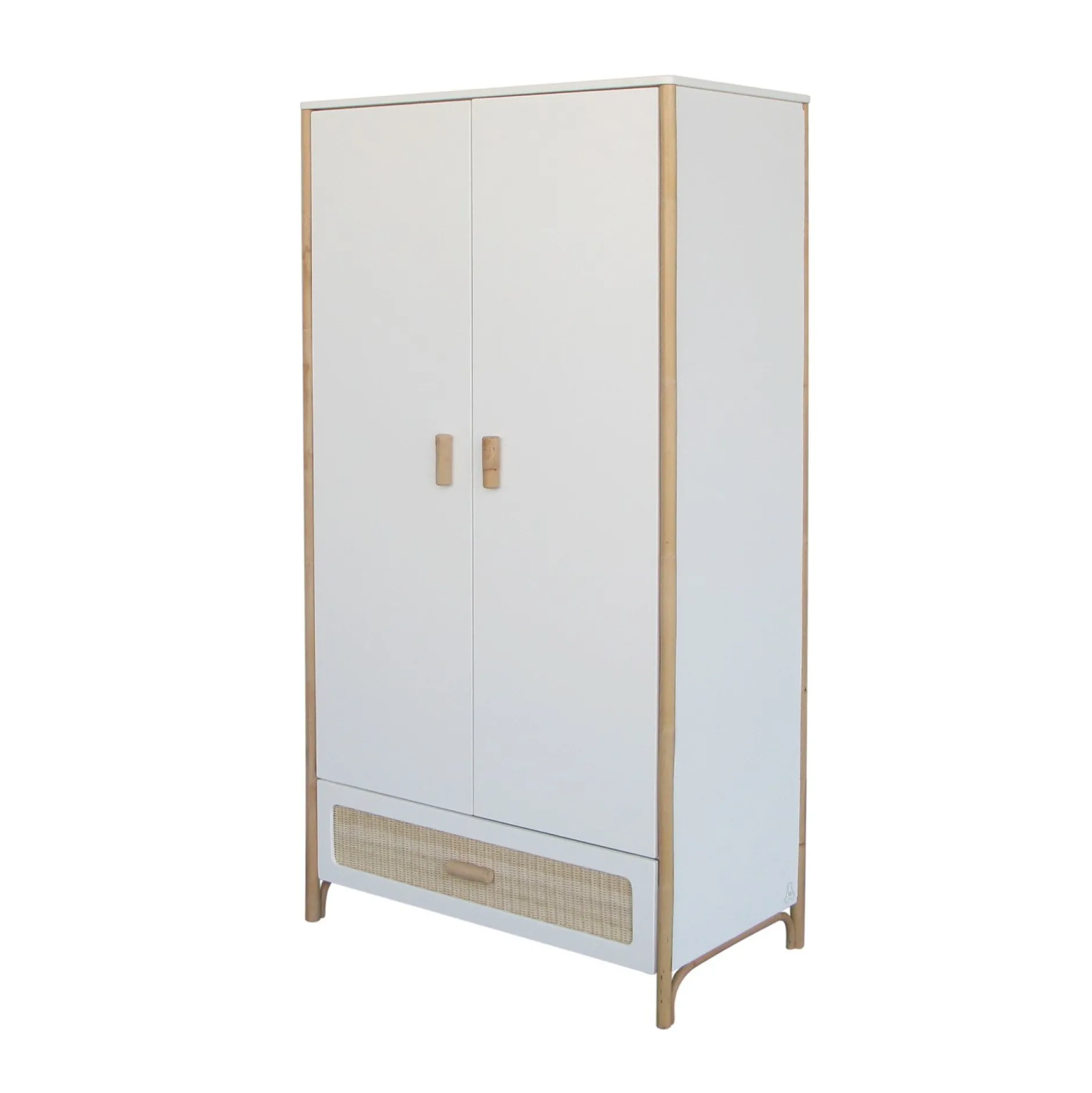 Armoires 2 Portes*Théo Océania armoire 2 portes tressage rotin de Neige