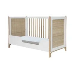 Lits 60X120 Évolutifs|Lits 60X120 Non Évolutifs*Théo Océania lit 60x120 tressage rotin de Neige
