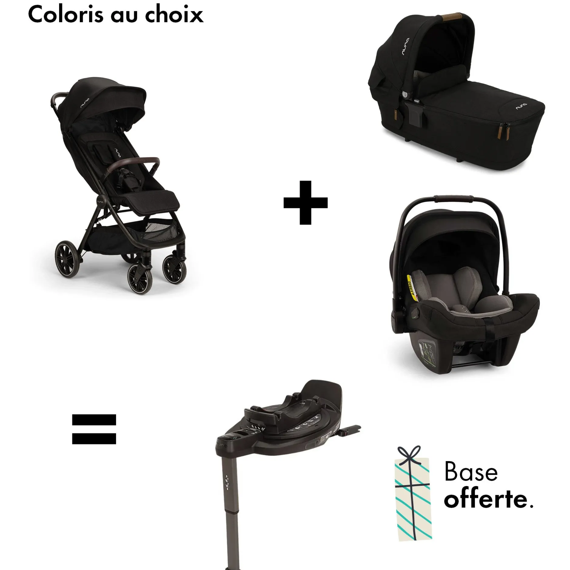 Tout Pour Vos Balades|Tout Pour Vos Trajets* Offre NUNA : base curv OFFERTE pour l'achat d'une poussette trvl lx + nacelle LYTL + coque Pipa Next de Nuna