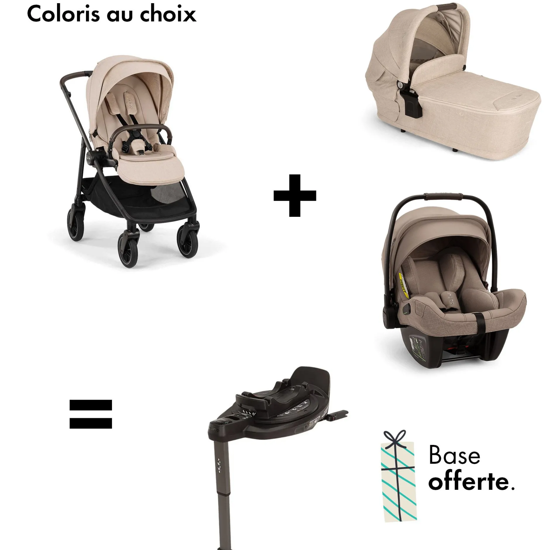 Tout Pour Vos Balades|Tout Pour Vos Trajets* Offre NUNA : base curv OFFERTE pour l'achat d'une poussette Swiv + nacelle LYTL + coque Pipa Next de Nuna