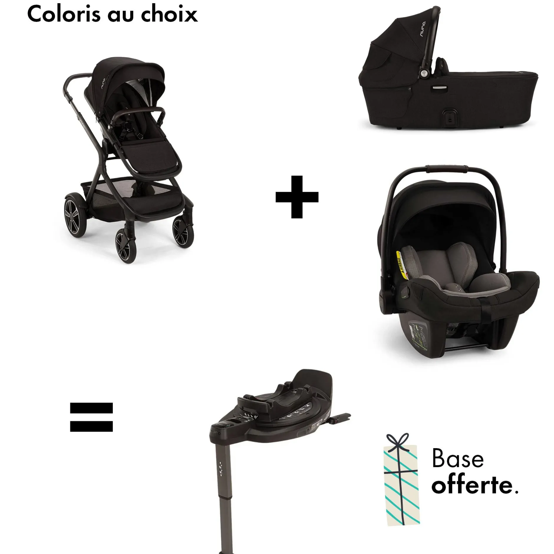 Tout Pour Vos Balades|Tout Pour Vos Trajets* Offre NUNA : base curv OFFERTE pour l'achat d'une poussette demi next + nacelle + coque Pipa Next de Nuna