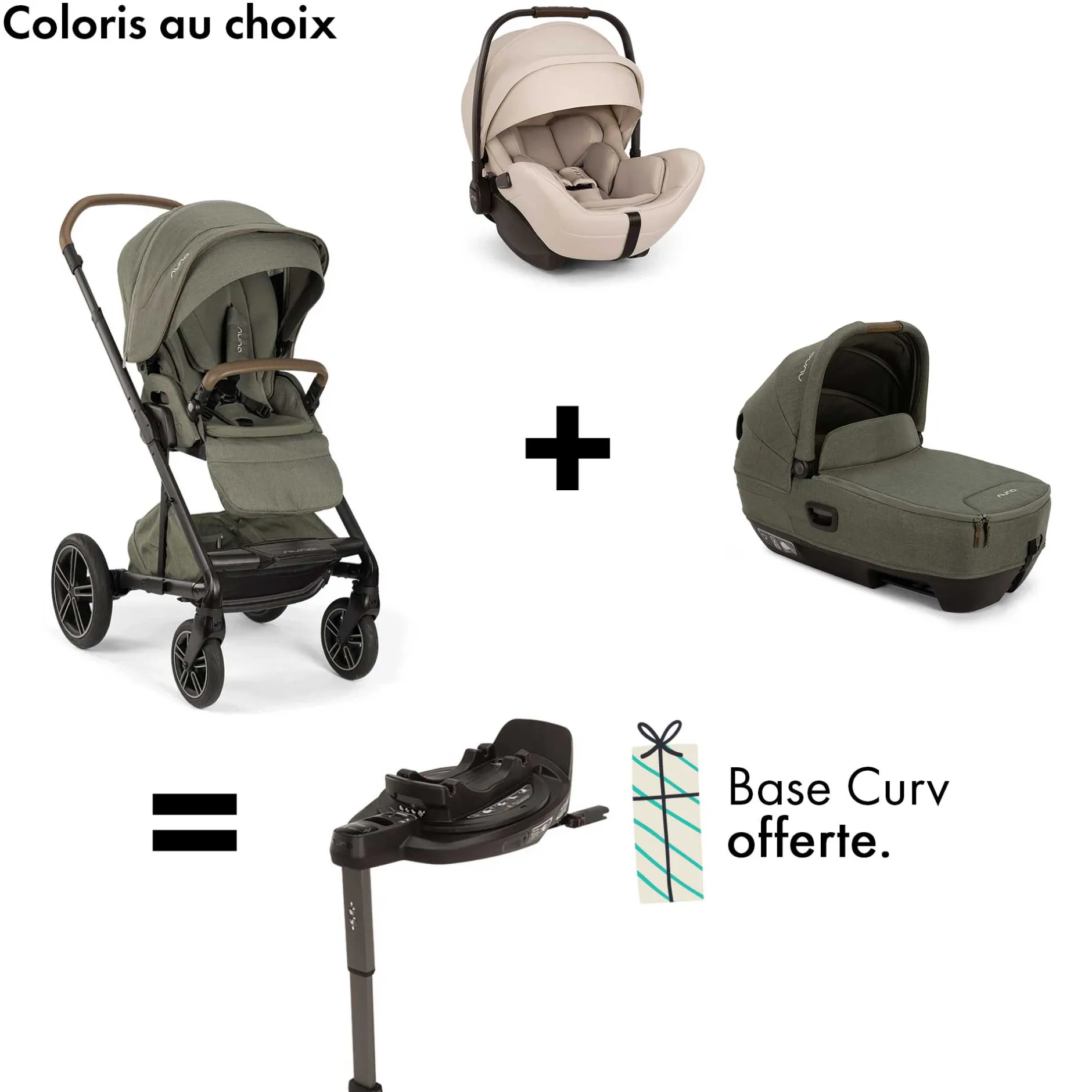 Sièges Auto De 0 À 15 Mois|Bases De Sièges Auto* Offre Nuna : Base Curv OFFERTE pour l'achat d'une Poussette Mixx Next + Nacelle auto Cari Next + Siège auto Arra Flex de Nuna