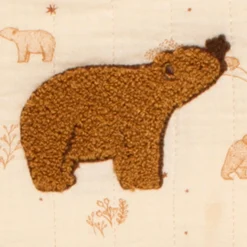 Sorties De Bain*Sauthon Baby Déco Orsino Housse Cape de bain + gant de Vanille / Camel