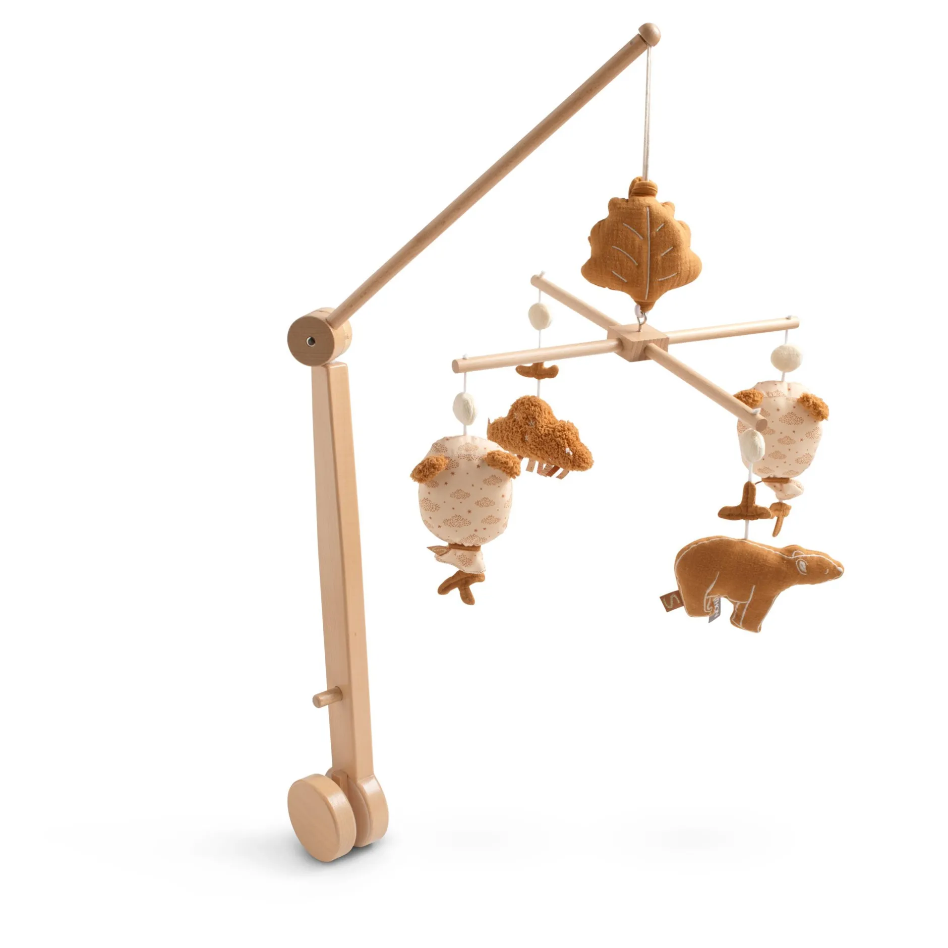 Mobiles*Sauthon Baby Déco Orsino Mobile Musical de Vanille / Camel