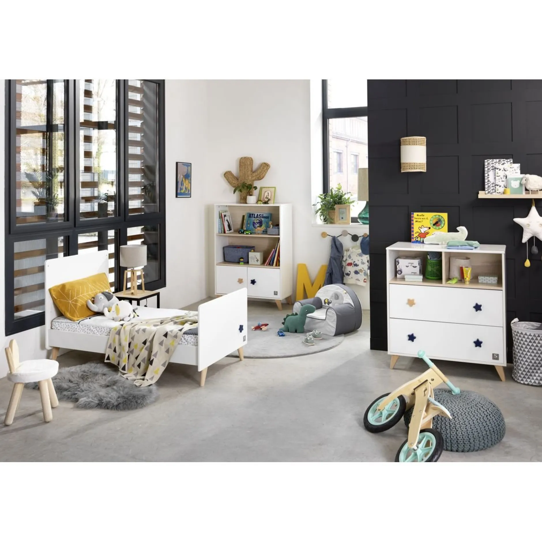 Lits 70X140 Évolutifs*Sauthon Baby's Sweet Home Oslo Little Big Bed 70x140 70 x 140 cm de