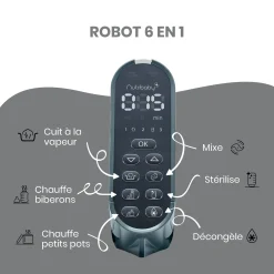 Bols|Cuiseurs Et Mixeurs*Babymoov Pack batch cooking Nutribaby(+) & 3 Babybols 250mL de Blanc