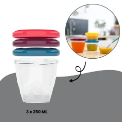 Bols|Cuiseurs Et Mixeurs*Babymoov Pack batch cooking Nutribaby(+) & 3 Babybols 250mL de Blanc