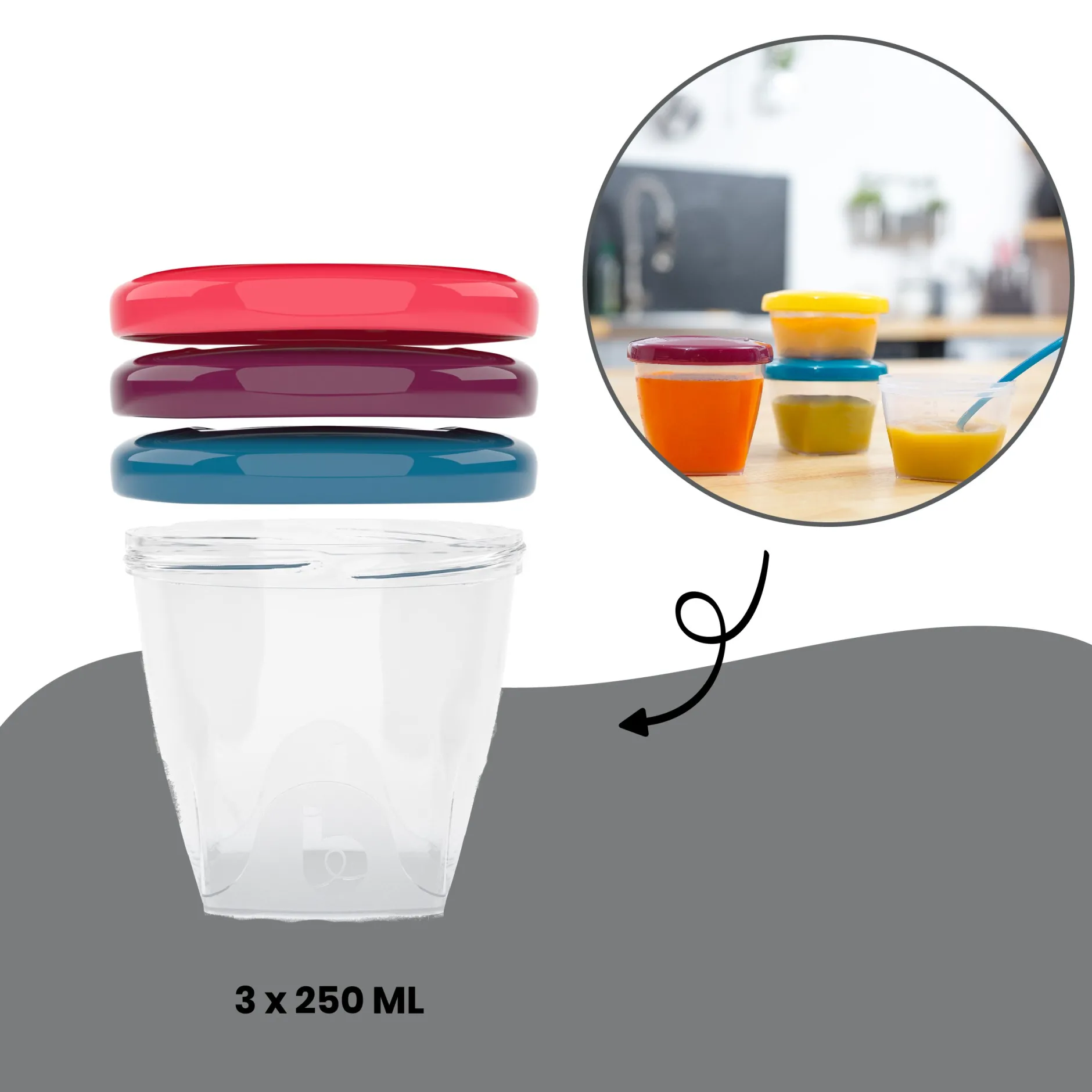 Bols|Cuiseurs Et Mixeurs*Babymoov Pack batch cooking Nutribaby(+) & 3 Babybols 250mL de Blanc