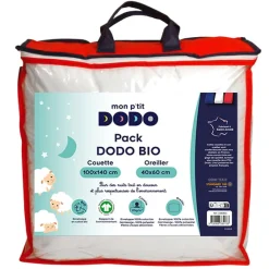 Couettes Et Oreillers*P'tit Dodo Pack Bio couette et oreiller 100 x 140 cm de