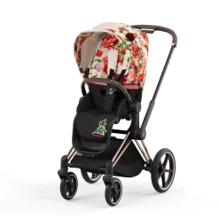 Packs Poussettes|Poussettes 3-En-1*CYBEX Pack Siège - Priam 4 e-Priam 2 de Spring Blossom Light