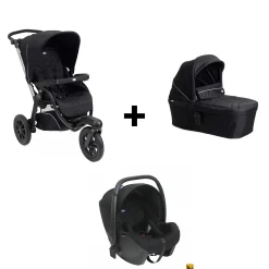 Tout Pour Vos Balades|Poussettes 3 Roues* Pack Trio : Poussette Activ3 + Nacelle Activ3 + Siège auto Kory i-Size de Chicco