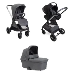 Tout Pour Vos Balades|Poussettes 3-En-1*Chicco Pack Trio Poussette Bellagio de Black Satin