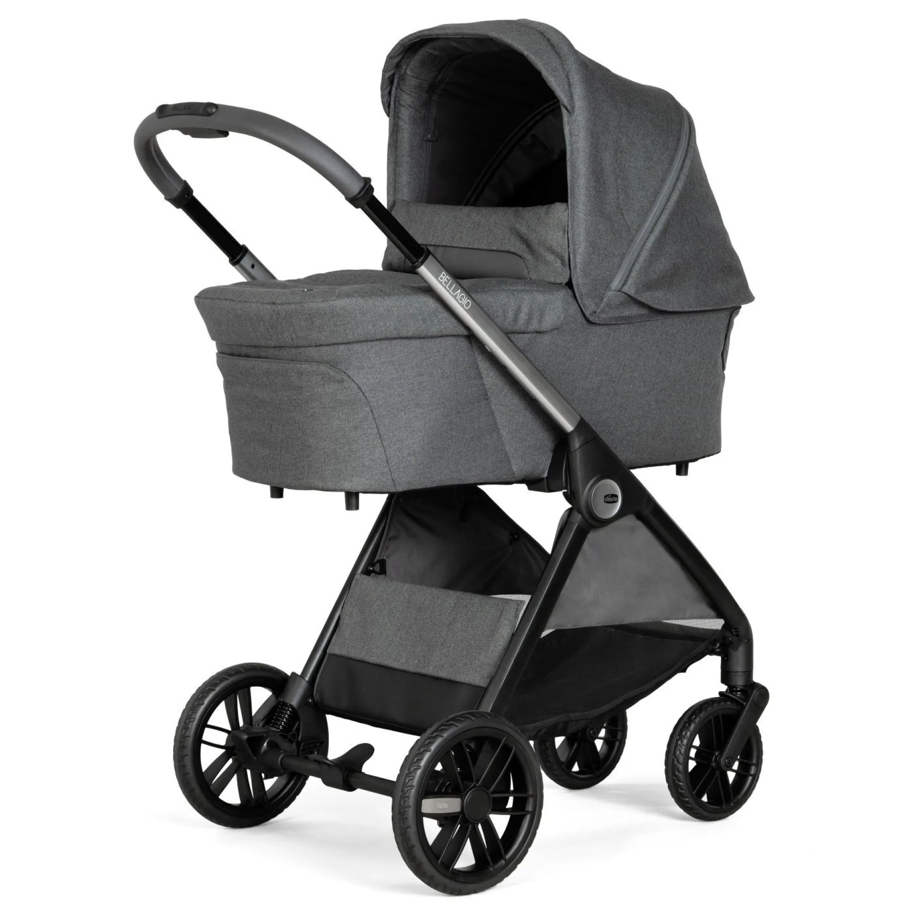 Tout Pour Vos Balades|Poussettes 3-En-1*Chicco Pack Trio Poussette Bellagio de Black Satin