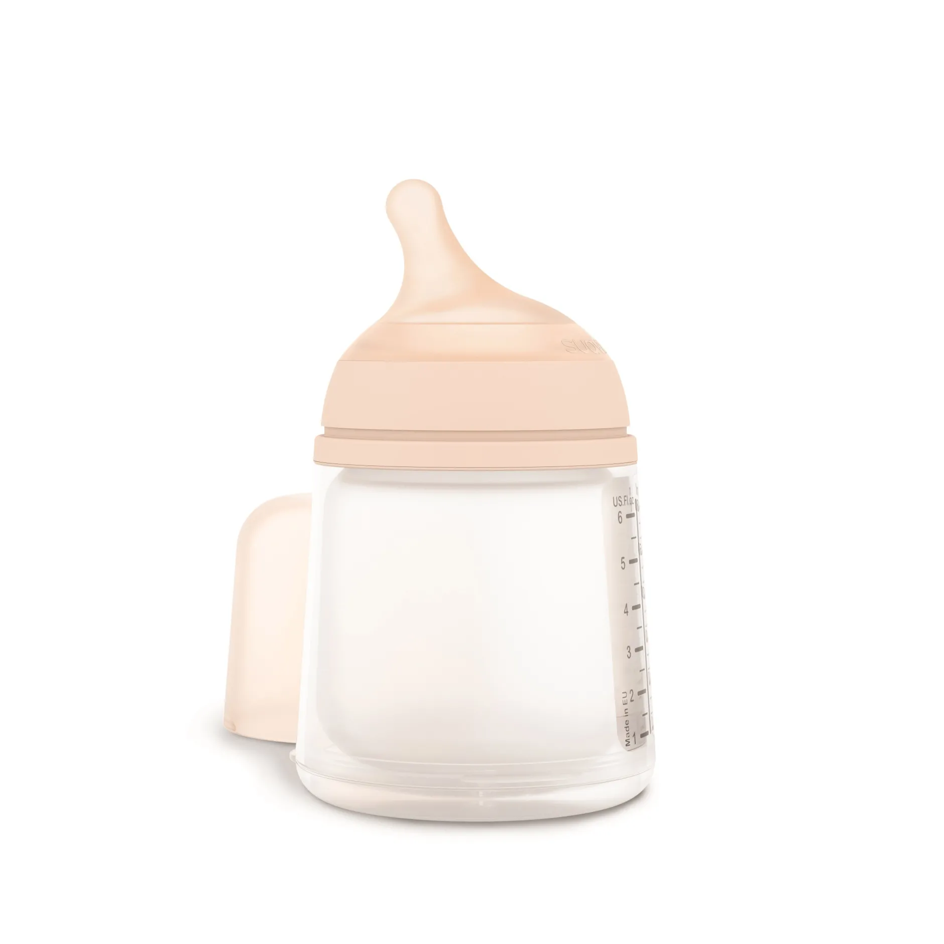 Coffrets Nouveau-Né|Tétines*Suavinex Pack Zerø.Zerø Allaitement + Tétine + Poche Silicone 180 ml de Rose