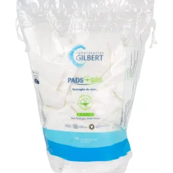 Cosmétiques*Laboratoires Gilbert Pads bio sachet vrac x180 certibio de Blanc