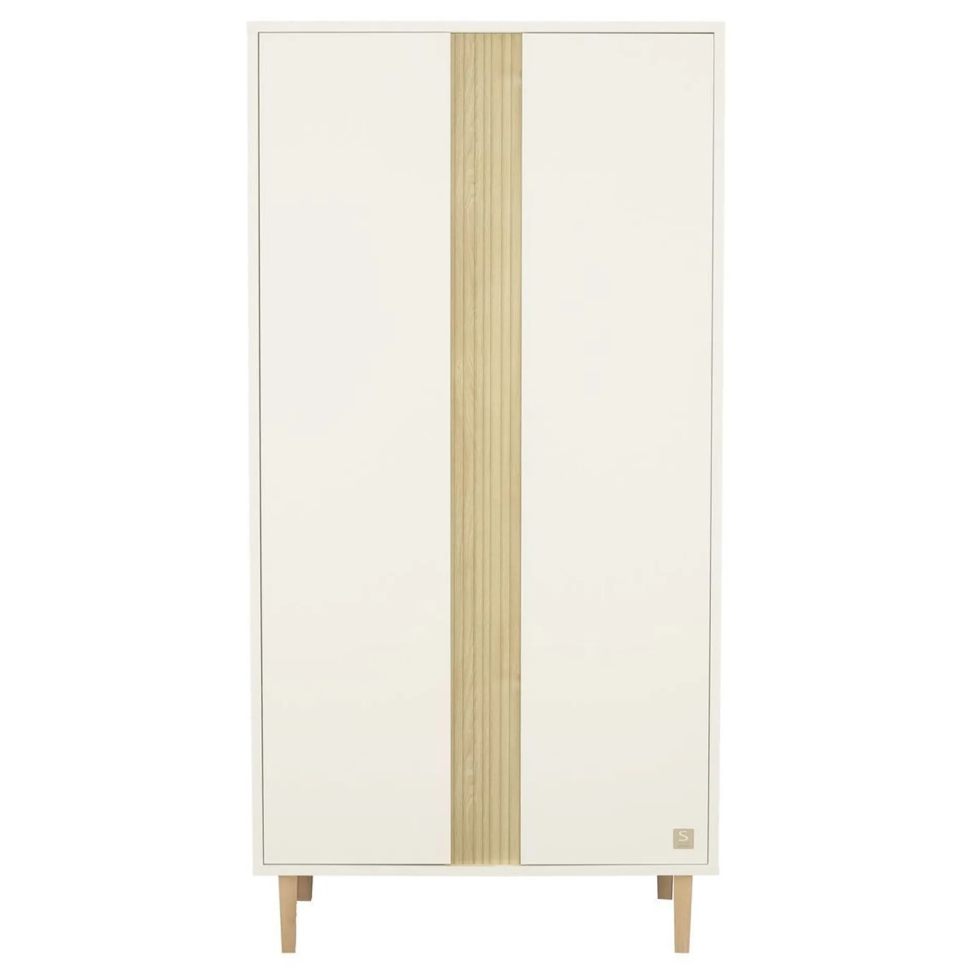 Armoires 2 Portes*Sauthon Baby's Sweet Home Paloma Armoire 2 portes de Blanc neige