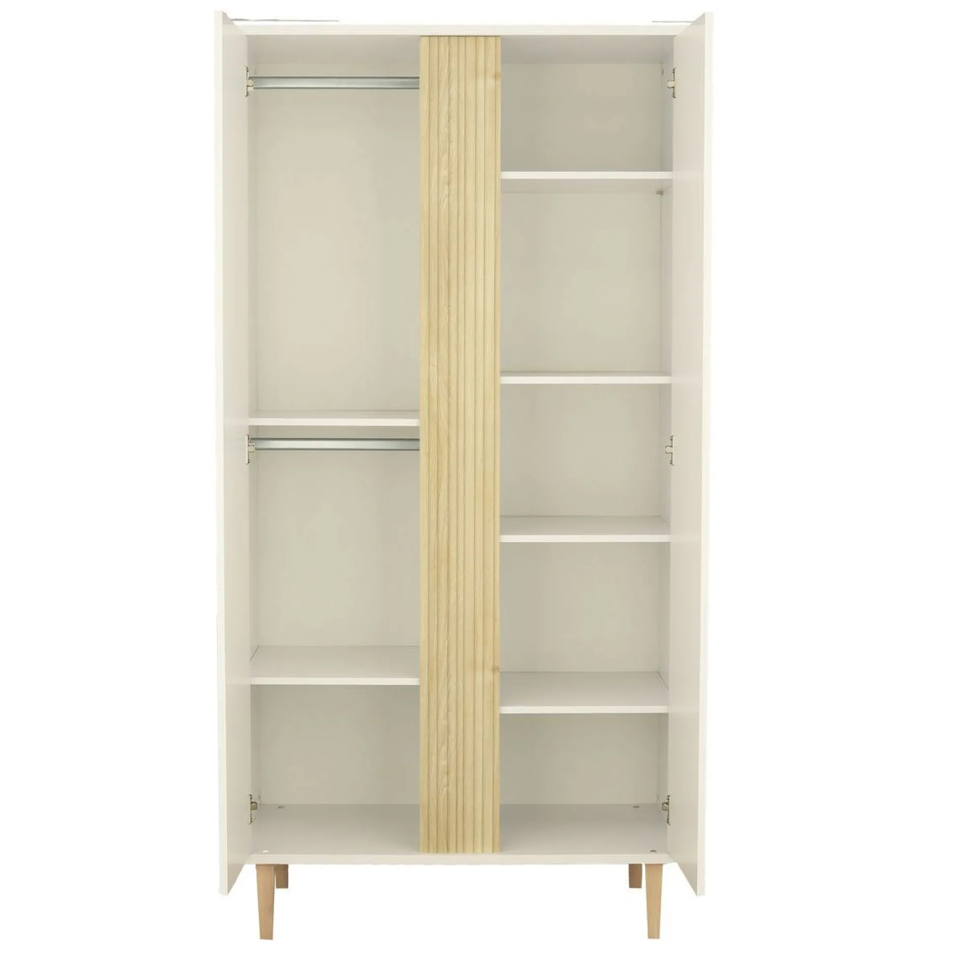 Armoires 2 Portes*Sauthon Baby's Sweet Home Paloma Armoire 2 portes de Blanc neige