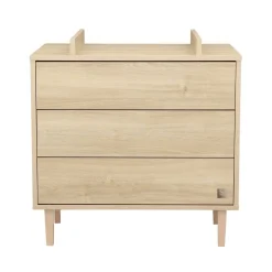 Commodes*Sauthon Baby's Sweet Home Paloma Commode 3 tiroirs de Bois chêne sépia