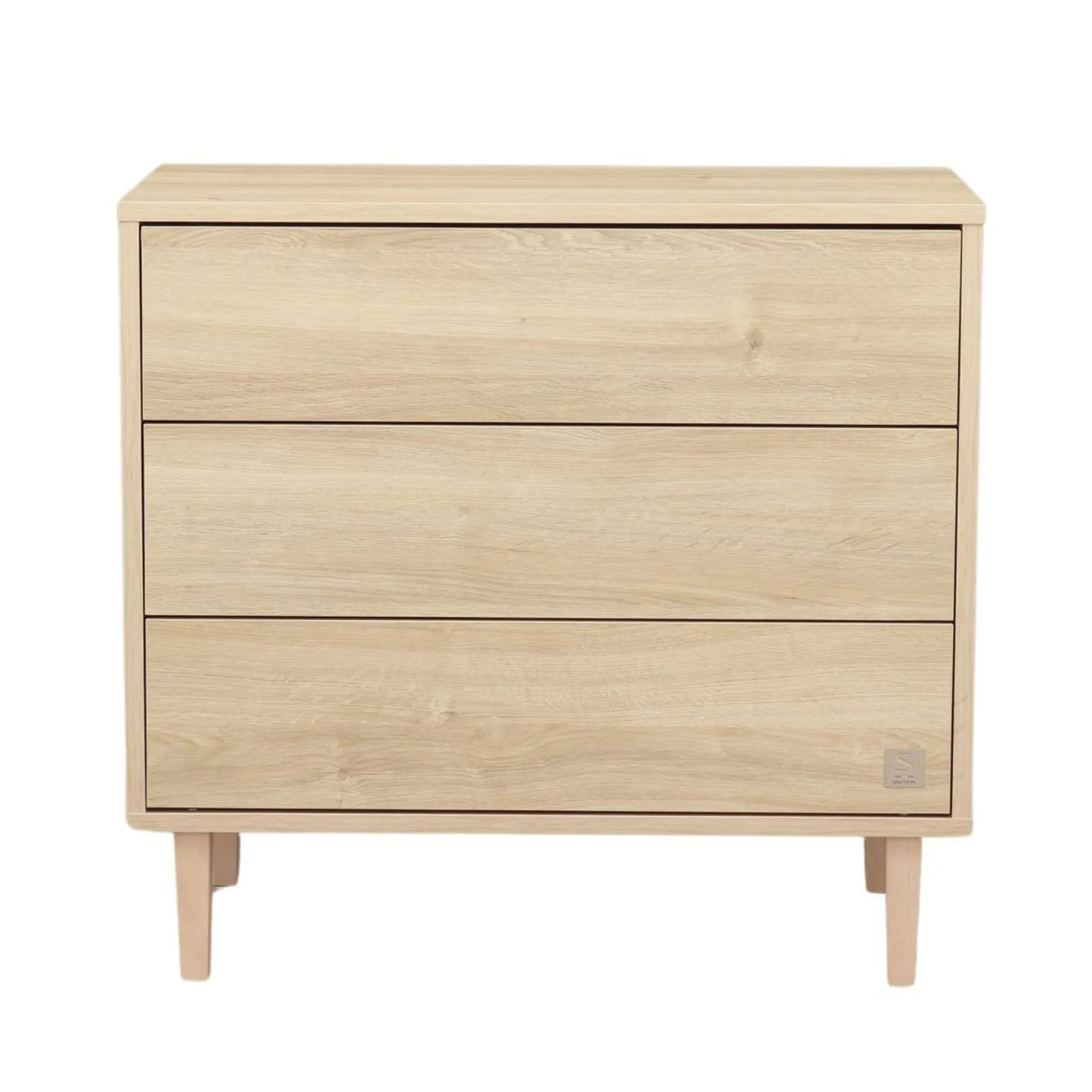 Commodes*Sauthon Baby's Sweet Home Paloma Commode 3 tiroirs de Bois chêne sépia