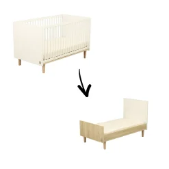 Lits 70X140 Évolutifs*Sauthon Baby's Sweet Home Paloma Lit bébé évolutif 70 x 140 cm de Blanc neige