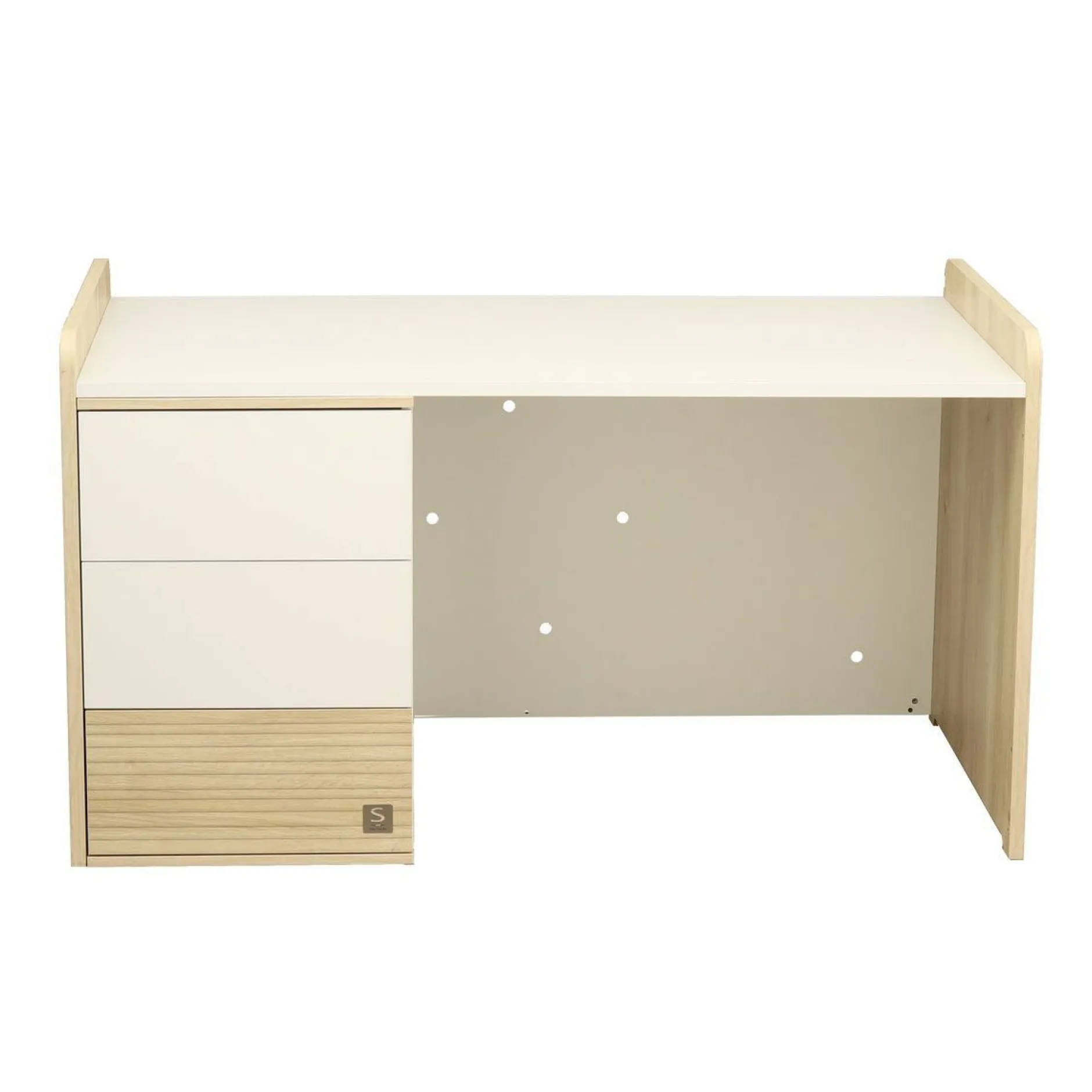 Lits 70X140 Évolutifs*Sauthon Baby's Sweet Home Paloma Lit combiné évolutif 70 x 140 cm de Chêne sépia blanc