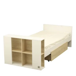 Lits 60X120 Évolutifs*Sauthon Baby's Sweet Home Paloma Lit transformable en 90 x 190 60 x 120 cm de Blanc neige