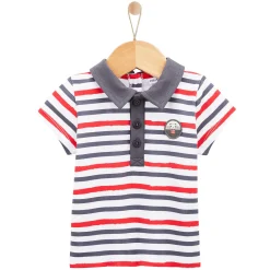 T-Shirts, Polos, Chemises*P'tit bisou Panda & Coccinelle Polo manches courtes 1 mois de Wild