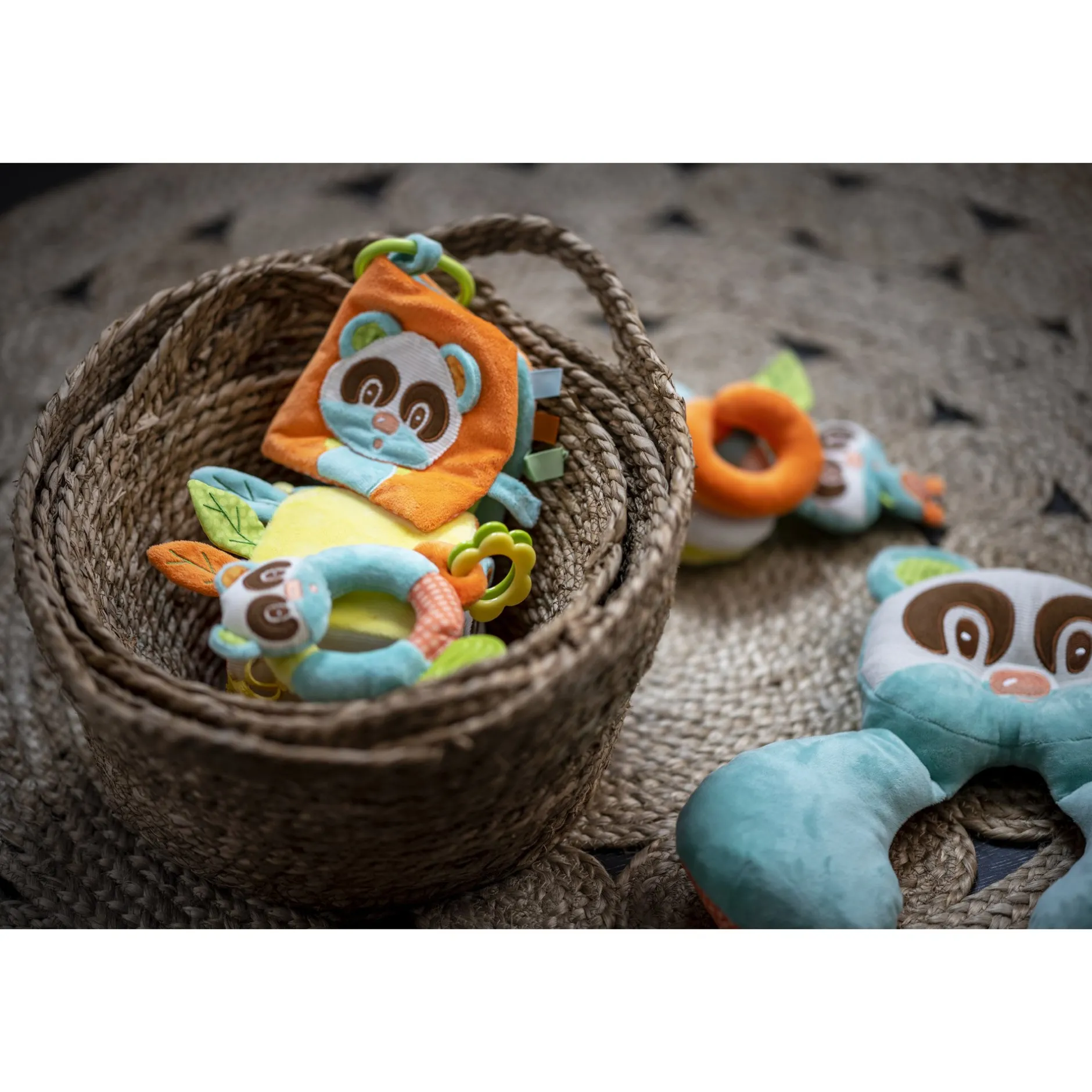 Tours De Cou|Tout Pour Vos Trajets*Formula Baby Panda doudou coussin de Turquoise