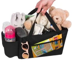 Tout Pour Vos Trajets|Autres Accessoires De Voyage*Dooky Panier de rangement pour banquette arrière de Noir