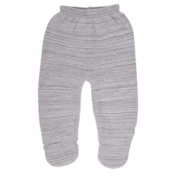 Prématuré|Pantalons, Shorts*P'tit bisou Pantalon bio collection Tricot Naissance-1 mois de Gris