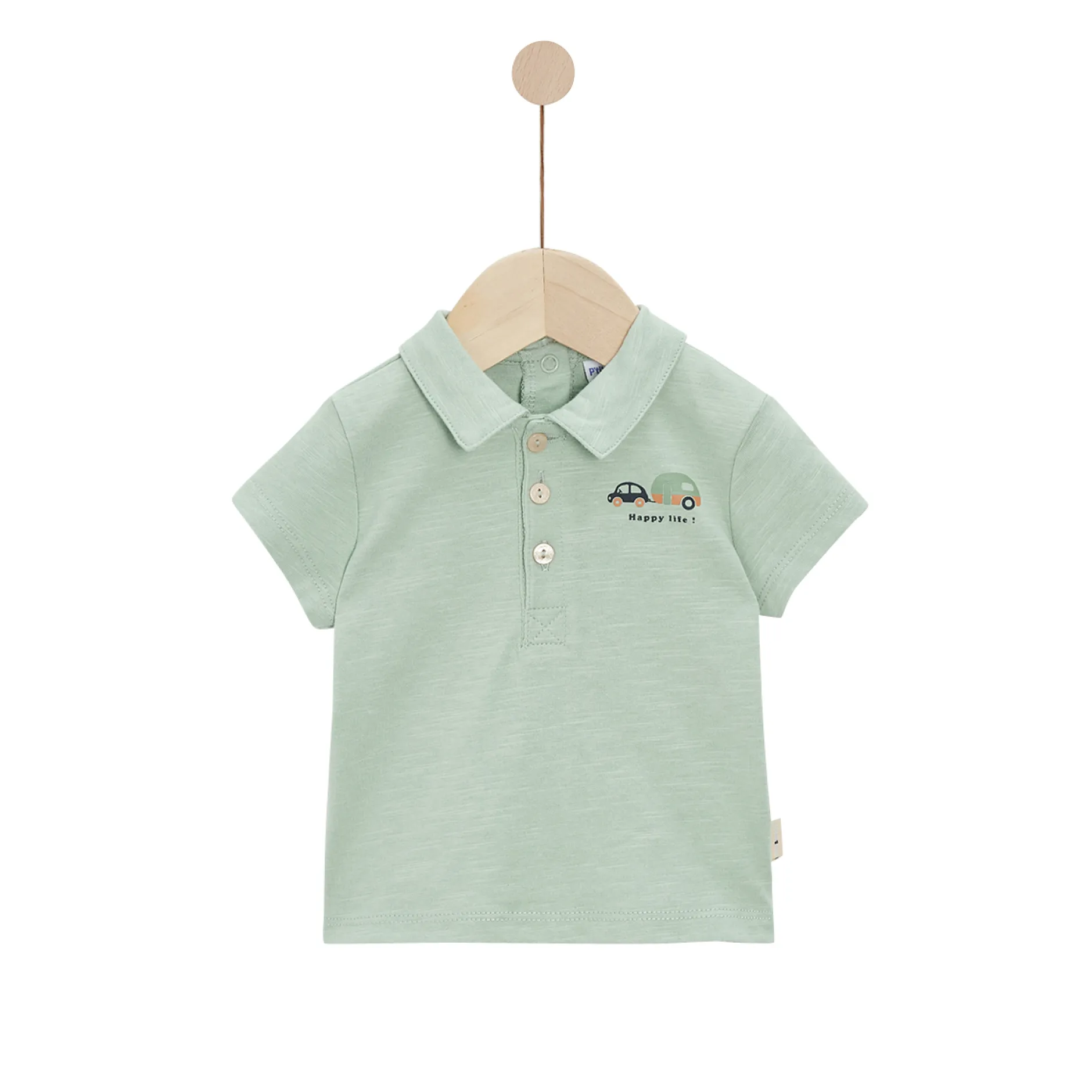 T-Shirts, Polos, Chemises*P'tit bisou Parfum du Sud Polo à manches courtes de Sauge Sauvage