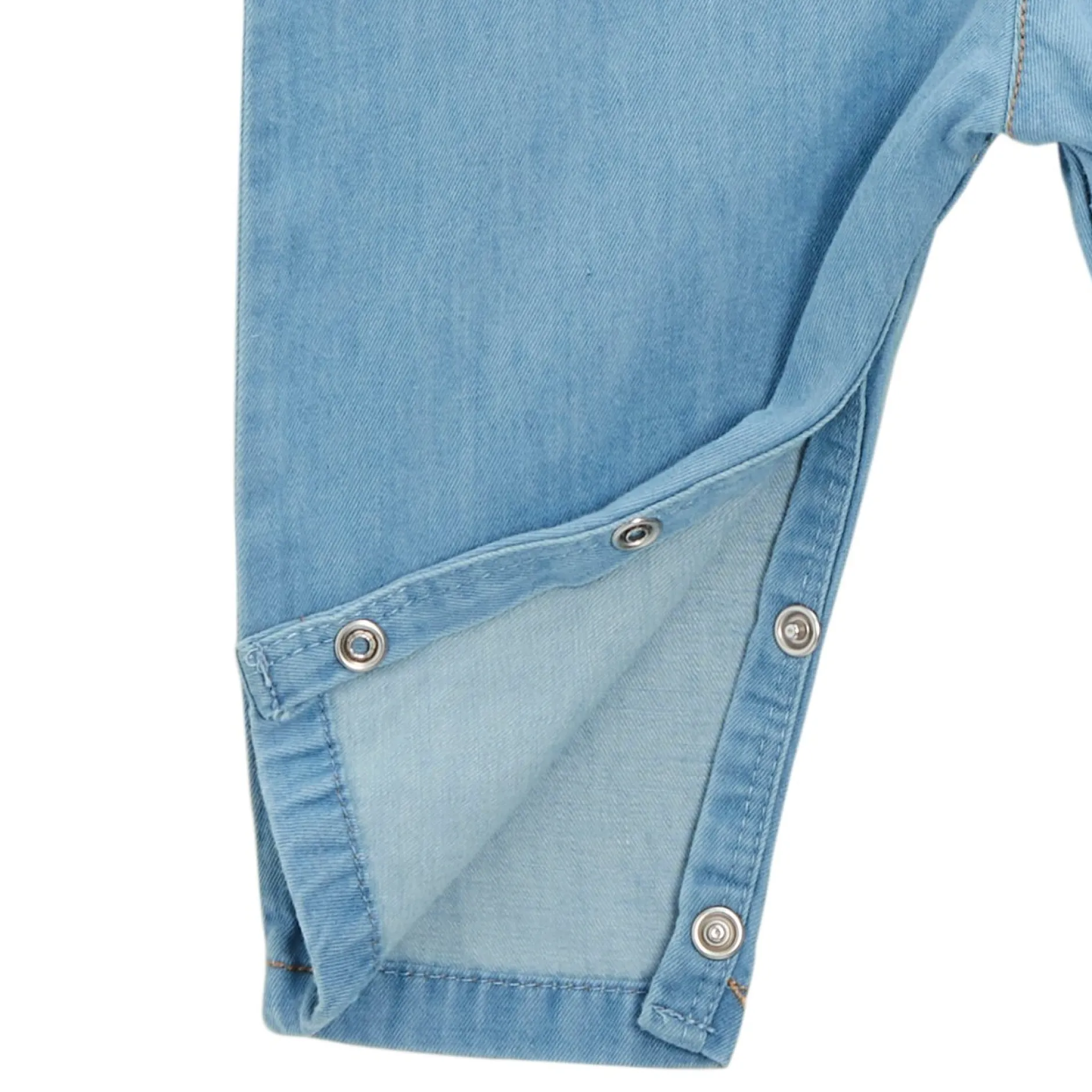 Combinaisons, Salopettes|T-Shirts, Polos, Chemises*P'tit bisou Parfum du Sud Salopette légère + Haut de Salt Chambray