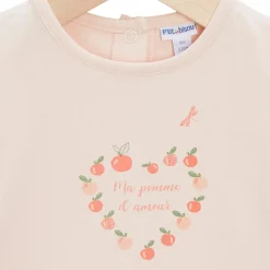 T-Shirts, Blouses, Chemises*P'tit bisou Parfum du Sud Tee-shirt à manches courtes de Lait de rose