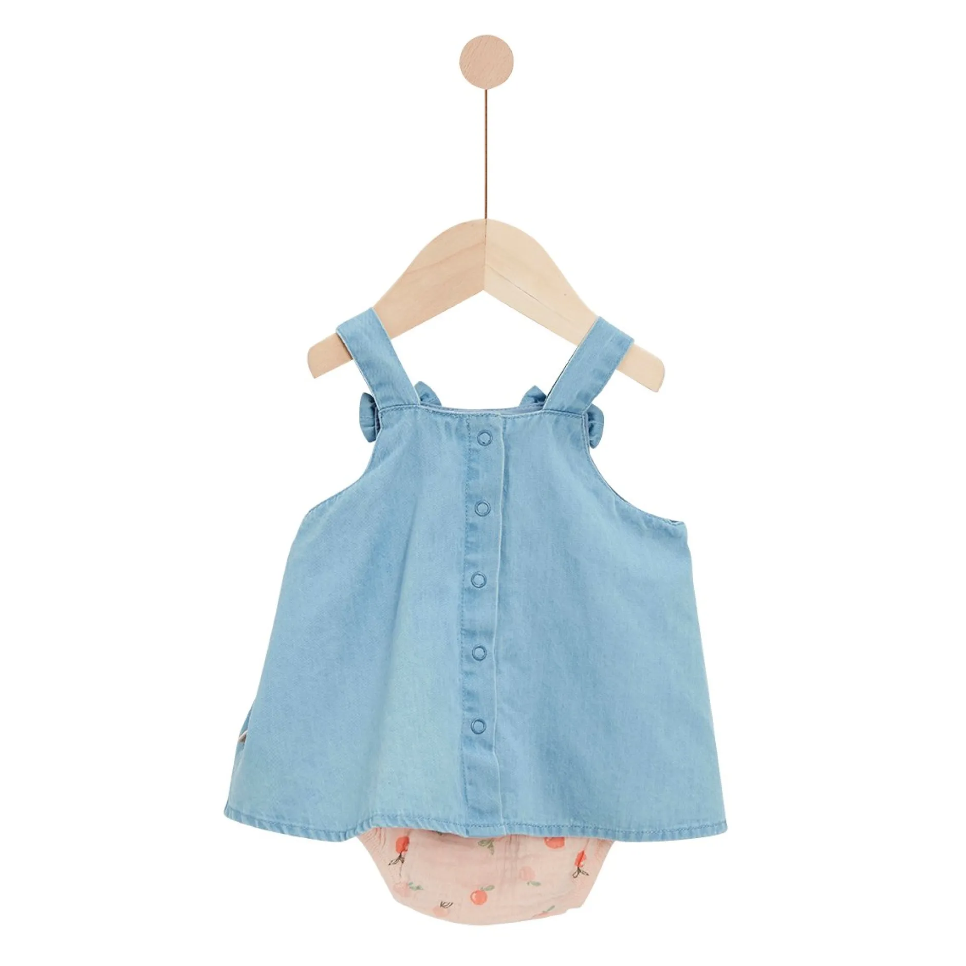 T-Shirts, Blouses, Chemises*P'tit bisou Parfum du Sud Tunique et bloomer de Salt Chambray