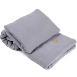 Parures De Lit*Vox Parure de lit couette + oreiller pure de Gris