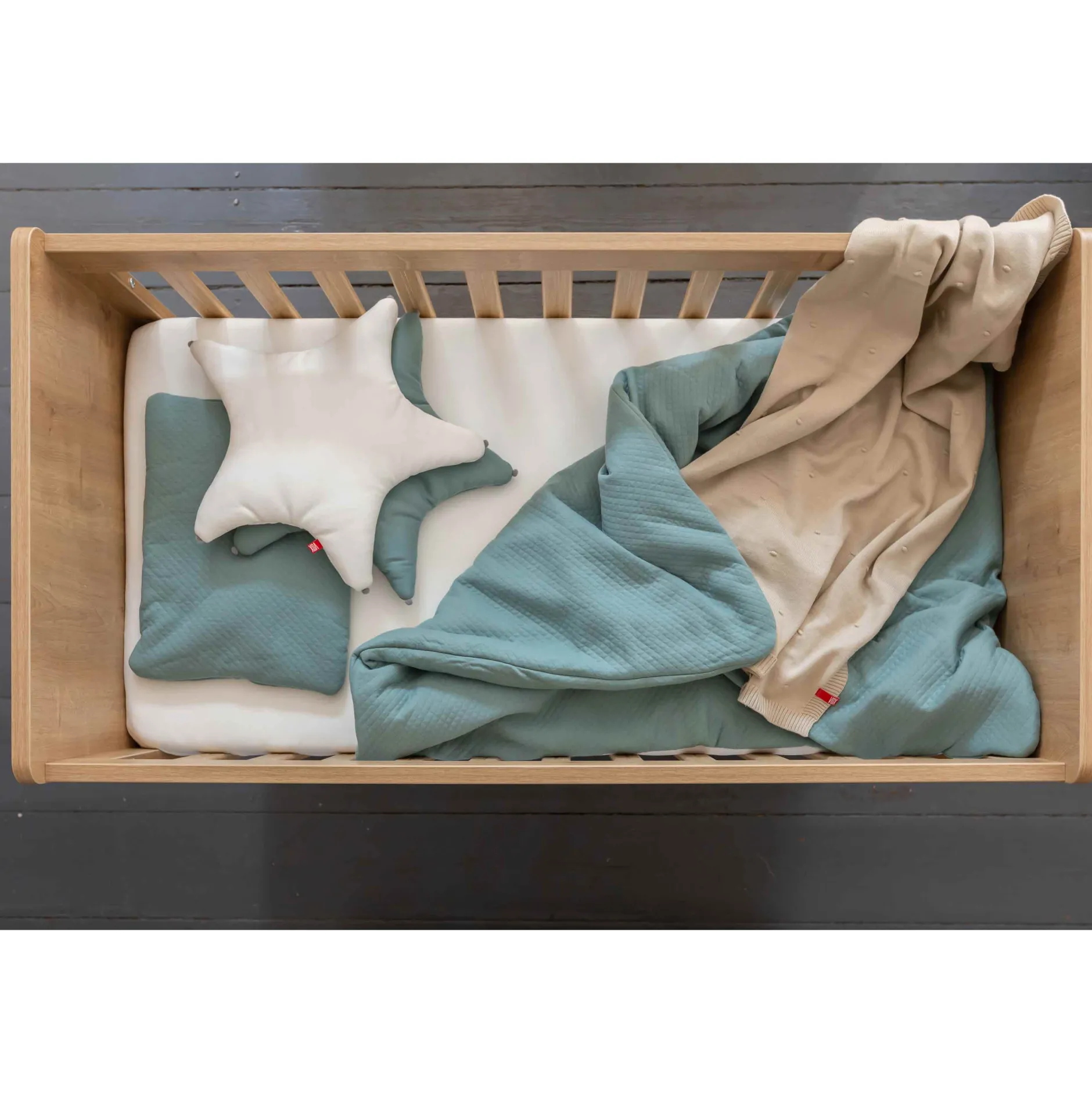 Parures De Lit*Vox Parure de lit couette + oreiller pure de Moutarde