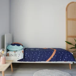 Parures De Lit*Petit à petit Parure de lit couette + taie 100 x 140 cm de Lion