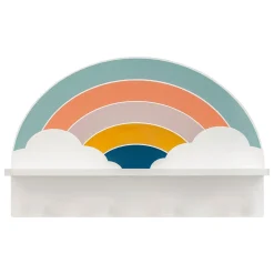 Autres Mobiliers*Atmosphera Patère étagère enfant de Arc-en-ciel