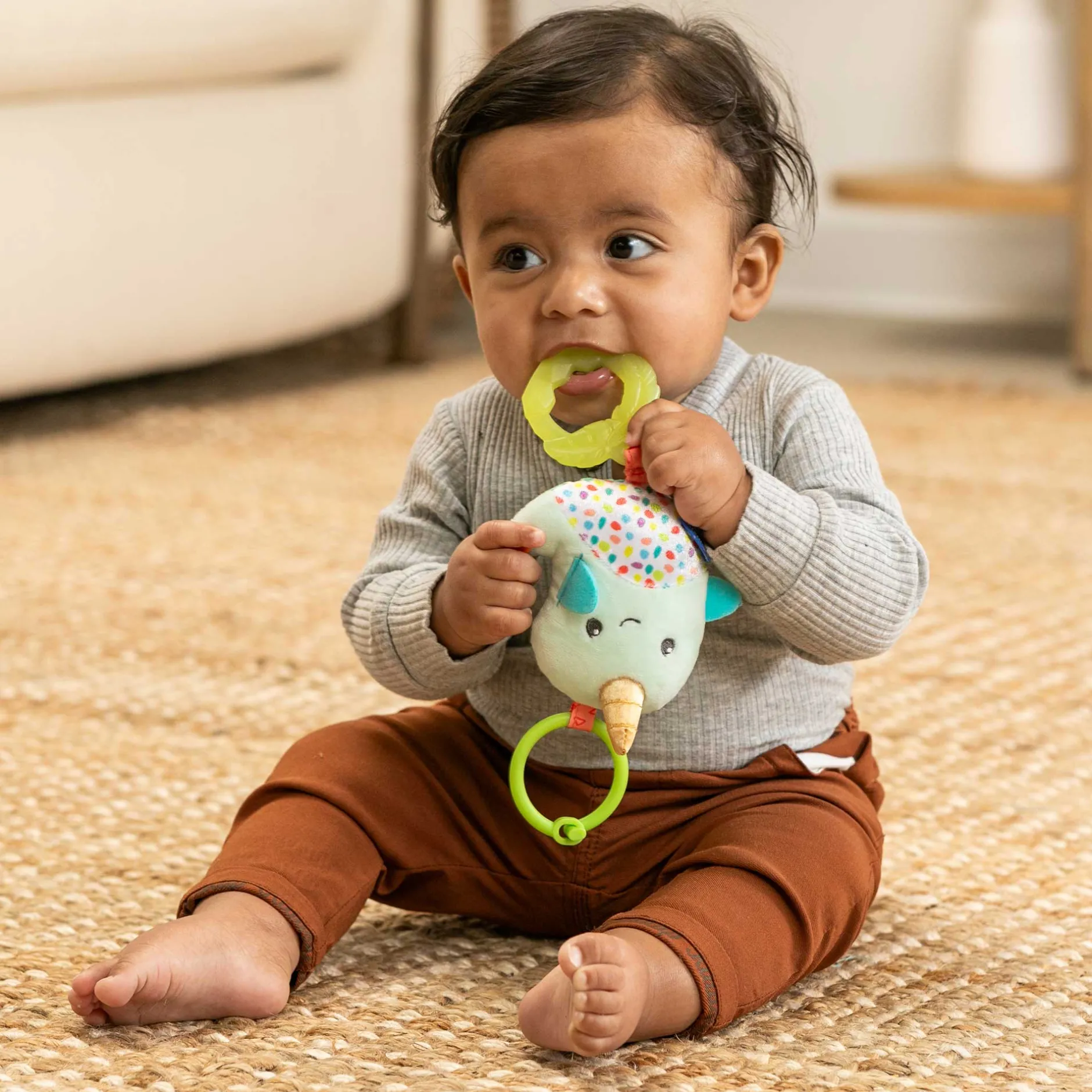 Peluches À Accrocher|Jouets D'Activités*Infantino Peluche d'activités nomade de Licorne